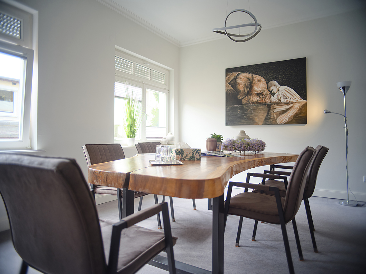 Beratungsraum des Warnemuender Bestattungshauses